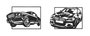 DKD Home Decor Decoración de Pared Metal Coche Surtido de 2