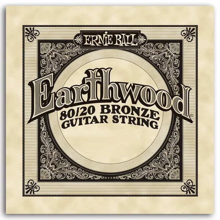 Ernie Ball Cuerda Acústica Earthwood Bronze 022 (Set de 6) (Set de 6)
