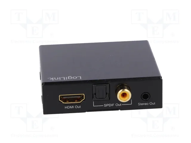 LOGILINK CV0054A Divisor HDMI con HDCP y salidas Jack 3,5mm y Toslink