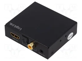 LOGILINK CV0054A Divisor HDMI con HDCP y salidas Jack 3,5mm y Toslink
