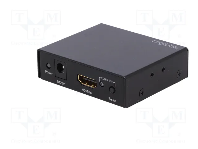 LOGILINK CV0054A Divisor HDMI con HDCP y salidas Jack 3,5mm y Toslink