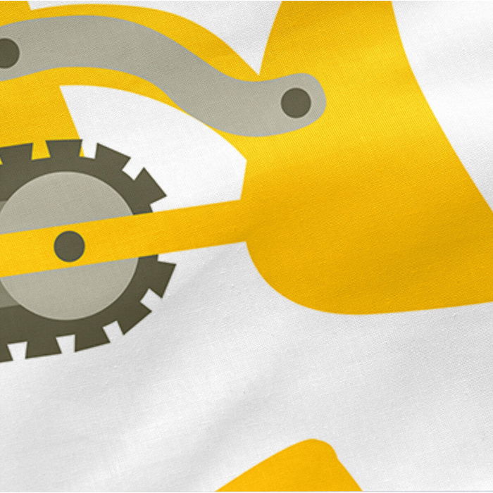 Saco Nórdico con Relleno HappyFriday Mr Fox Machinery Multicolor 42 x 20 x 50 cm