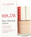 Clarins Skin Illusion Velvet Foundation 108.5W Cashew 30ml