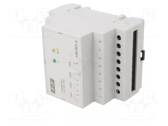 F&F Módulo de automatización expansión de salidas de relé MAX-MR-RO-4 F&F Módulo de automatización expansión de salidas de relé MAX-MR-RO-4