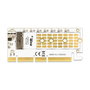 DeLOCK Adaptador PCIe a NVMe M.2 con Iluminación LED, Tarjeta PCI Express x16 (x4/x8) a 1 x M.2 Key M, Enfriamiento Pasivo, Gris, 44 mm