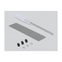 DeLOCK Adaptador PCIe a NVMe M.2 con Iluminación LED, Tarjeta PCI Express x16 (x4/x8) a 1 x M.2 Key M, Enfriamiento Pasivo, Gris, 44 mm