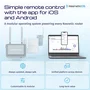 Keenetic Buddy 4 (KN-3211) Repetidor Wi-Fi Mesh N300 Amplificador de Cobertura 300 Mbps, Blanco y Gris