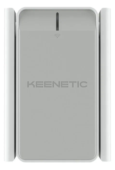Keenetic Buddy 4 (KN-3211) Repetidor Wi-Fi Mesh N300 Amplificador de Cobertura 300 Mbps, Blanco y Gris