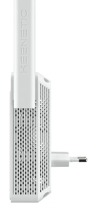 Keenetic Buddy 4 (KN-3211) Repetidor Wi-Fi Mesh N300 Amplificador de Cobertura 300 Mbps, Blanco y Gris