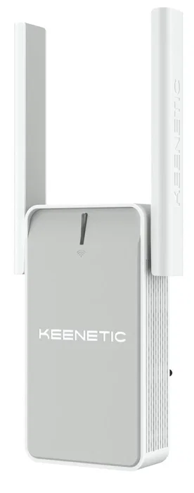 Keenetic Buddy 4 (KN-3211) Repetidor Wi-Fi Mesh N300 Amplificador de Cobertura 300 Mbps, Blanco y Gris