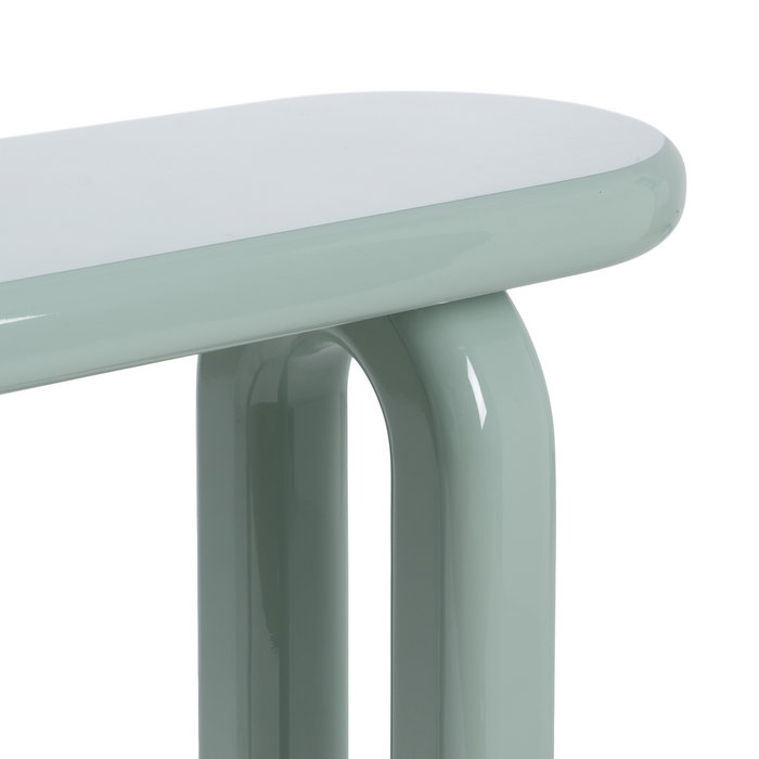 Consola Lacado Verde Dm Entrada 120 X 35 X 80 cm Consola Lacado Verde Dm Entrada 120 X 35 X 80 cm
