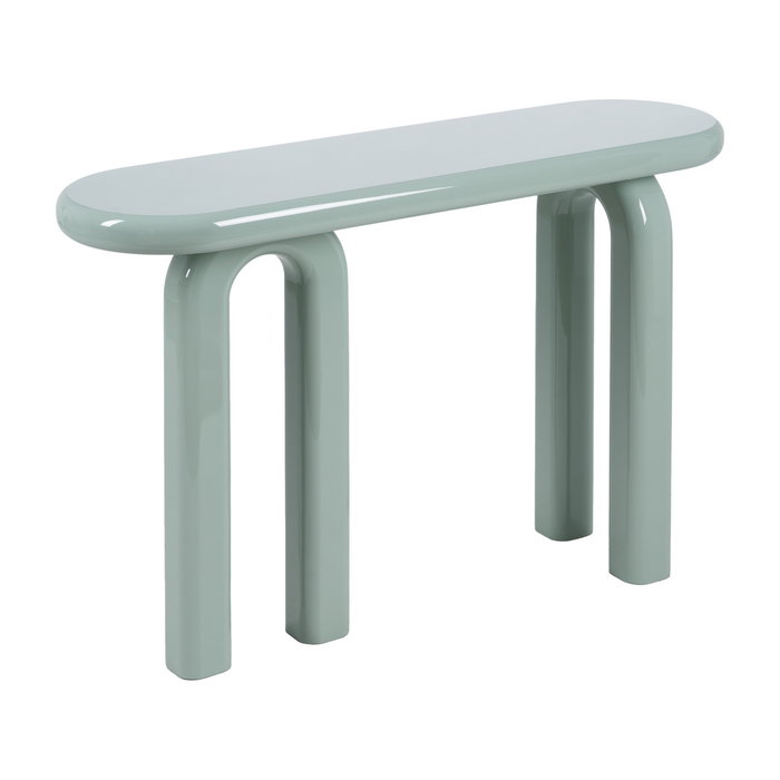 Consola Lacado Verde Dm Entrada 120 X 35 X 80 cm Consola Lacado Verde Dm Entrada 120 X 35 X 80 cm