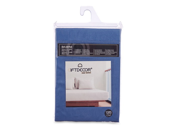 Giftdecor Bajera 135 cm Azul Poliester Extra Suave 165x200 cm No Encoge No Pierde Color (Set de 12)