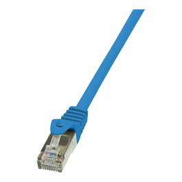 LogiLink Patch Cable Cat.5e F/UTP 0,50m azul