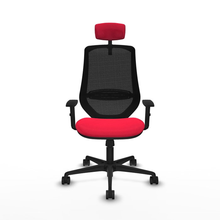 PIQUERAS Y CRESPO Silla de oficina Mardos con mecanismo Sincro, Rojo y Negro PIQUERAS Y CRESPO Silla de oficina Mardos con mecanismo Sincro, Rojo y Negro