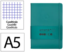 Antartik Cuaderno Antartik Notes Tapa Dura Verde Aguamarina A5