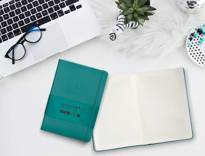 Antartik Cuaderno Antartik Notes Tapa Dura Verde Aguamarina A5