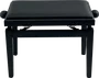 QUIKLOK Banqueta Piano Deluxe PB100 Madera Negra Mate Ajustable
