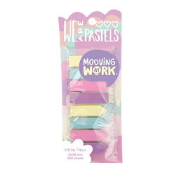 Banderitas Adhesivas Mooving Pastel 12X45Mm Colores Blister De 8