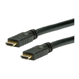VALUE Cable HDMI 15 m 4K UHD 60 Hz 3D ARC Negro 3840x2160 Pixeles Conector Macho Derecho