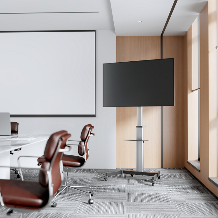 Aisens Soporte de Suelo con Ruedas FT86TRE-197 para TV de 37-86 pulg.