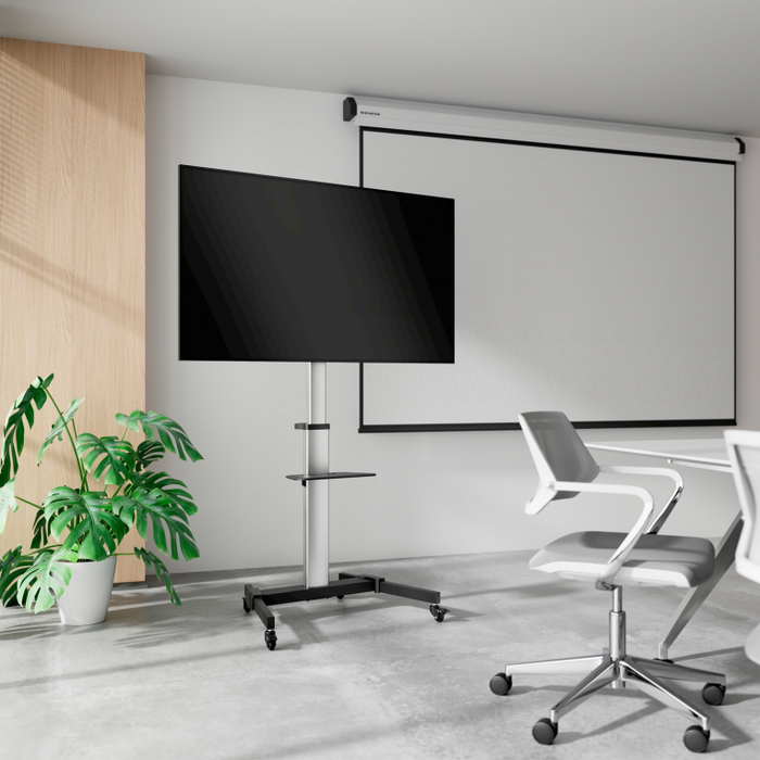 Aisens Soporte de Suelo con Ruedas FT86TRE-197 para TV de 37-86 pulg.