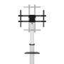 Aisens FT86TRE-197 Soporte de Suelo con Ruedas y Bandeja para DVD
