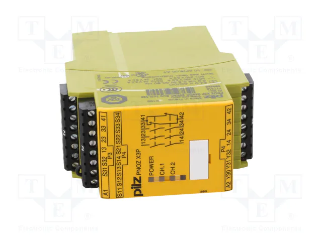 PILZ PNOZ X3P Relé de seguridad con 5 entradas