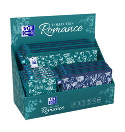 OXFORD DISEÑO Expositor de sobremesa con 30 sobres con cremallera serie Romance