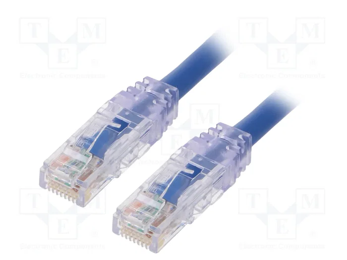 PANDUIT Patch Cord Cat 6a U/UTP Azul 5m PANDUIT Patch Cord Cat 6a U/UTP Azul 5m
