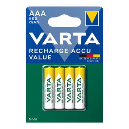 Varta Pila Recargable HR03 AAA 800 mAh (Blister 4 Unidades) Ni-MH