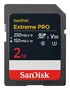 SanDisk Tarjeta de Memoria Extreme PRO SDXC UHS-I 2 TB Clase 10 V30 U3, 250 MB/s Lectura, 150 MB/s Escritura, Resistente al Agua, Golpes, Rayos X y Temperatura