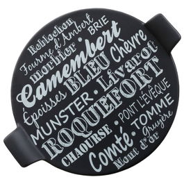 Totally Addict Bistrot Fuente para Quesos de Cerámica, Colección Bistrot, Diámetro 26 cm