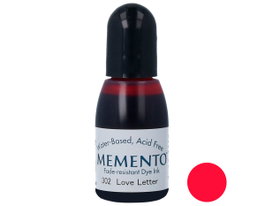 Tsukineko Tinta MEMENTO color carta de amor translúcida recarga 15ml