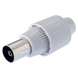 Kathrein EMK 62 Conector Coaxial Recto IEC Plata Blanco Metal Plástico