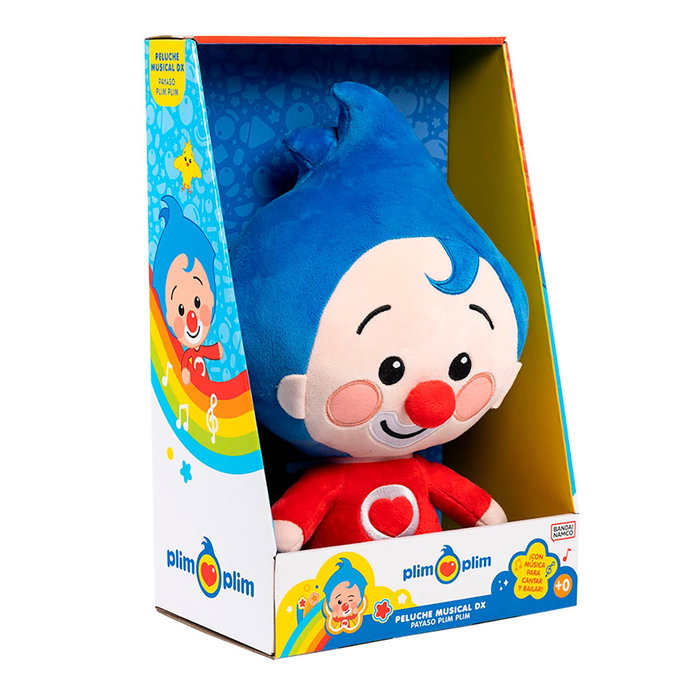 Bandai Peluche Musical Dx Payaso Plim Plim de 30 cm Bandai Peluche Musical Dx Payaso Plim Plim de 30 cm