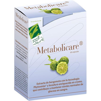 100% NATURAL Metabolicare 60 cápsulas