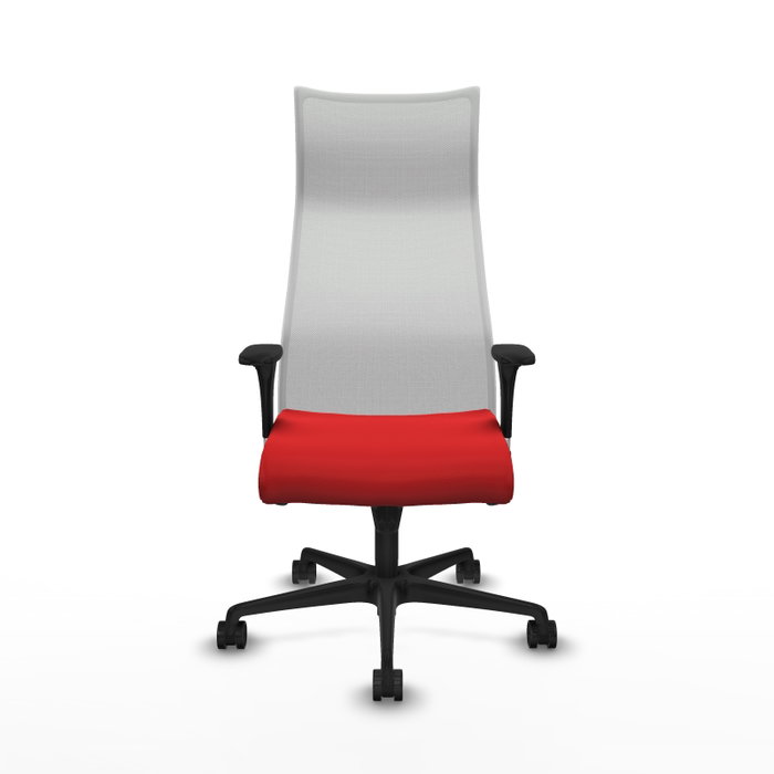 Sillón Albacete con mecanismo Sincro tapizada con Similpiel color Rojo y malla color Blanco. Equipado con Base nailon negra, Brazos 1D y Ruedas 65mm nailon Sillón Albacete con mecanismo Sincro tapizada con Similpiel color Rojo y malla color Blanco. Equipado con Base nailon negra, Brazos 1D y Ruedas 65mm nailon