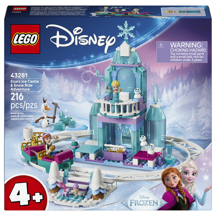 LEGO Disney Frozen Castillo de Hielo de Elsa y Aventura en la Nieve