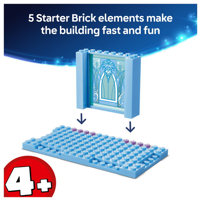LEGO Disney Frozen Castillo de Hielo de Elsa y Aventura en la Nieve
