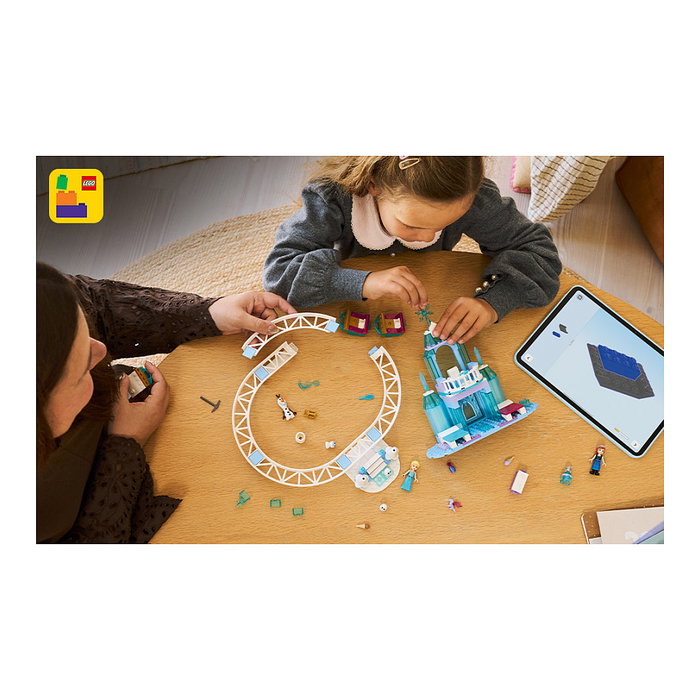 LEGO Disney Frozen Castillo de Hielo de Elsa y Aventura en la Nieve