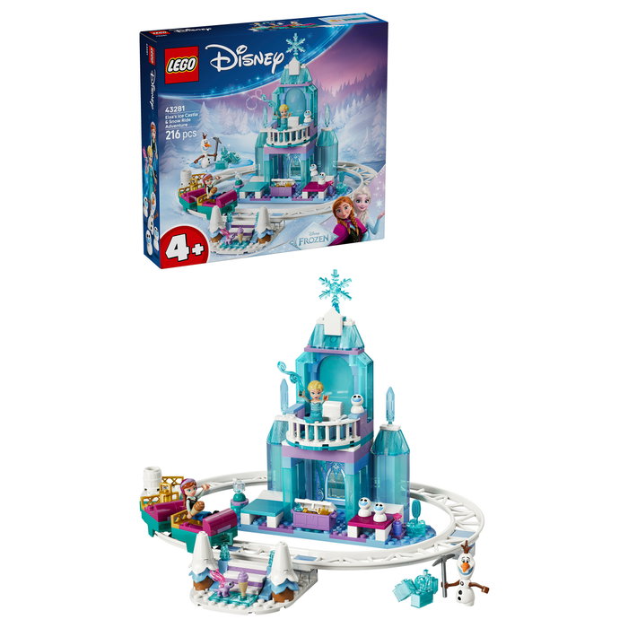 LEGO Disney Frozen Castillo de Hielo de Elsa y Aventura en la Nieve