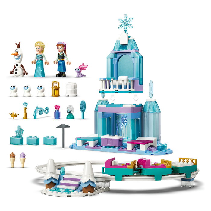 LEGO Disney Frozen Castillo de Hielo de Elsa y Aventura en la Nieve