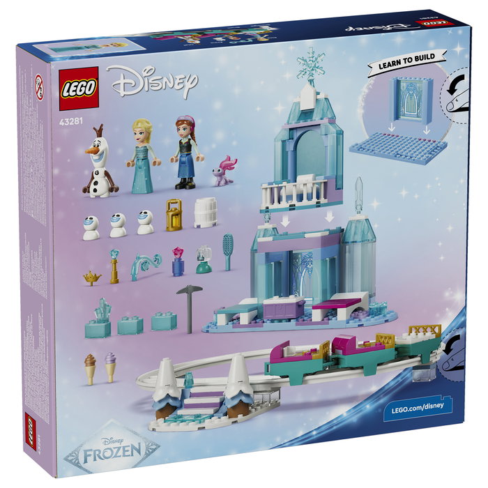 LEGO Disney Frozen Castillo de Hielo de Elsa y Aventura en la Nieve