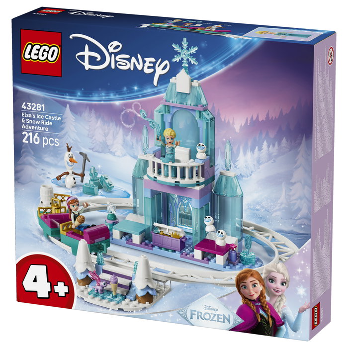 LEGO Disney Frozen Castillo de Hielo de Elsa y Aventura en la Nieve