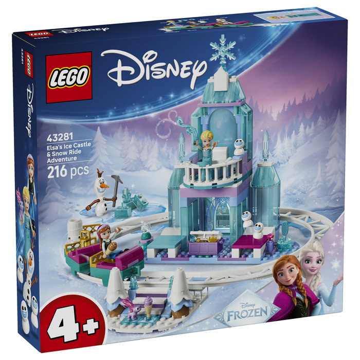 LEGO Disney Frozen Castillo de Hielo de Elsa y Aventura en la Nieve