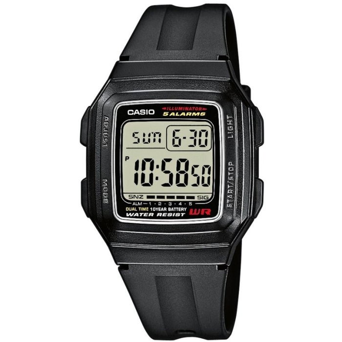 Reloj Unisex Casio F-201WA-1A (Ø 34 mm) Reloj Unisex Casio F-201WA-1A (Ø 34 mm)