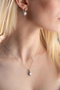 Heliophilia Silver NRZ999196 Conjunto Collar y Pendientes de Plata de Ley 925 con Circón Blanco Elegante para Mujer
