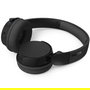 Philips TAH3209BK Auriculares Inalámbricos Diadema Bluetooth Negros con Micrófono, hasta 25h Reproducción, Carga Rápida USB-C
