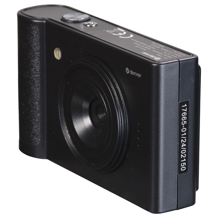 Denver DCA-4811 Cámara Compacta Digital 48 MP Full HD 1080p, Zoom 8x, Pantalla LCD 2.8", Color Negro